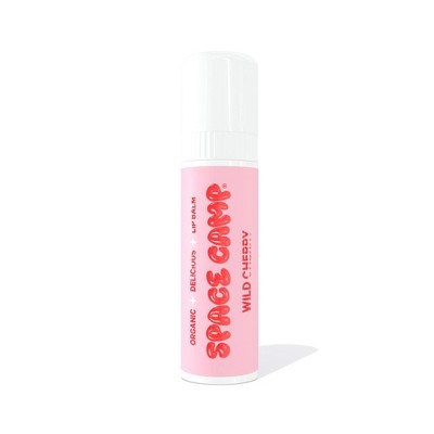 Space Camp Wellness Wild Cherry Lip Balm - 0.25oz: Paraben-Free, Certified Organic, Contains Vitamin E
