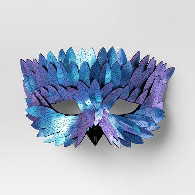 Adult Iridescent Crow Halloween Mask - Hyde and EEK! Boutique