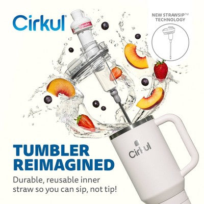 Cirkul Pearl All-Day StrawSip Tumbler Starter Kit - 40oz