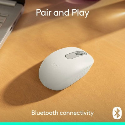 Logitech M196 Bluetooth Mouse - White: Bluetooth, Home Use