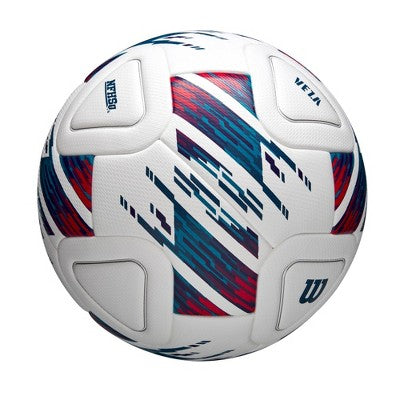Wilson Size 5 NCAA Veza Soccerball - Purple/White/Blue: TPU Shell, Ages 12+