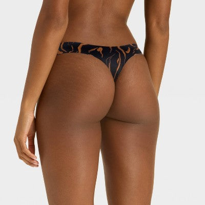Women's Luxury Collection Bonded Invisible Edge Thong Underwear S