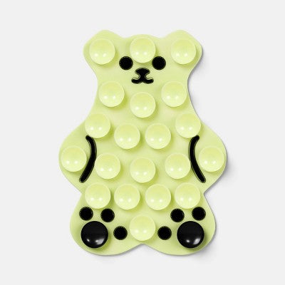 Suction 'Bear' Mount - heyday Green: Silicone Phone Stand Holder