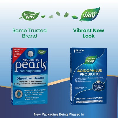 Nature's Way Acidophilus Probiotic Pearls Softgels - 30ct