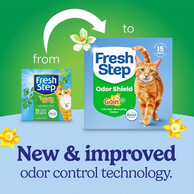 Fresh Step Odor Shield Multi-Cat Clumping Cat Litter - Gain Scented - 22lbs (LOCAL PICKUP ONLY)
