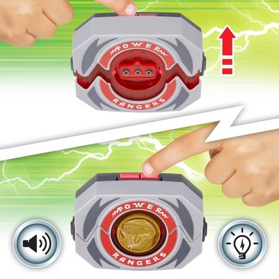 Mighty Morphin Power Rangers Re-Ignition Power Morpher Roleplay Toy with Lights, Sounds and 5 Power Coins