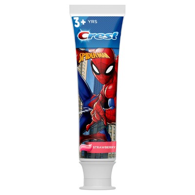Crest Kids' Toothpaste featuring Marvel's Spider-Man Strawberry Flavor - 4.2oz