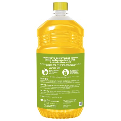 Fabuloso Pineapple Liquid All-Purpose Cleaners - 56oz: Multi-Surface, Furniture, Floor Usage