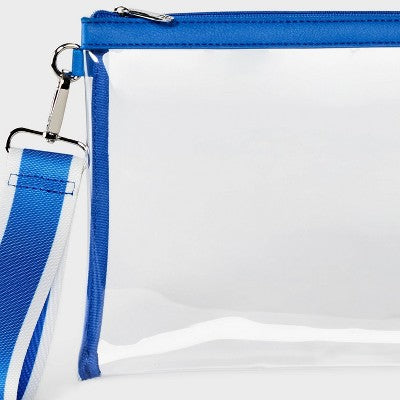 Game Day Clear Wristlet Clutch - Wild Fable Dark Blue