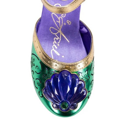 Girls Disney Princess Ariel Inspired Kitten Heel Shoes - 9-10