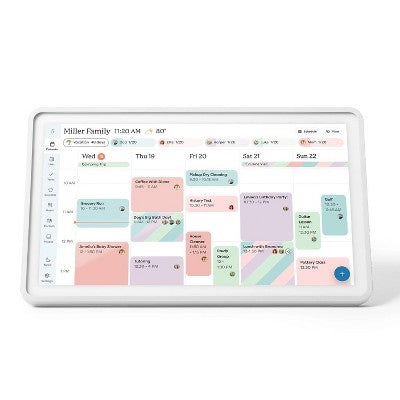 Skylight Calendar 2 with Disney Mode Exclusive (1 Year Included) - 15" White Touchscreen Calendar