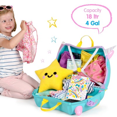 Trunki Kids' Ride-On Hardside Carry On Suitcase - Una Unicorn