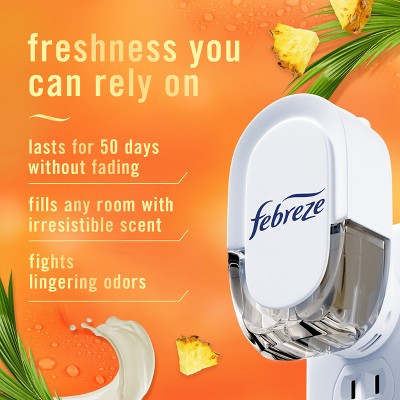 Febreze Luxe Plug Dual Air Freshener Refills - Tropical Blend - 1.75 fl oz/2ct