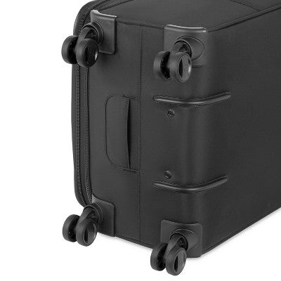 SWISSGEAR Zurich Softside Medium Checked Suitcase - Black