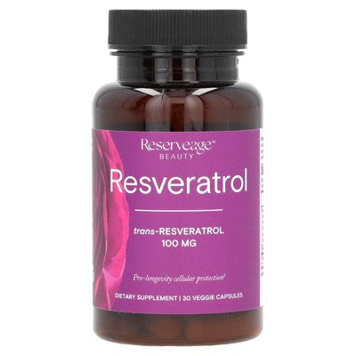 Reserveage Beauty Resveratrol, 30 Veggie Capsules