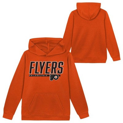NHL Philadelphia Flyers Boys' Poly Fleece Hooded Sweatshirt - XL