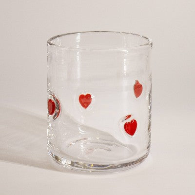 Madison Home 16 fl oz Icon Glass Hearts