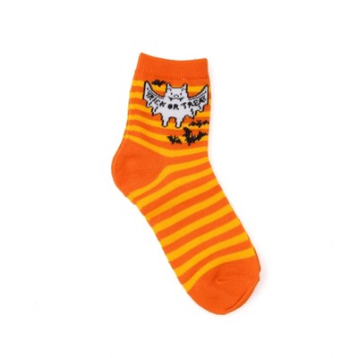 Kids' Halloween Socks Orange Stripe - Bullseye's Playground