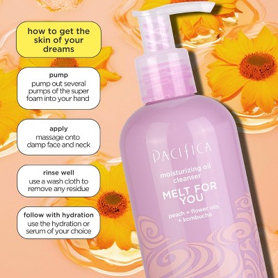 Pacifica Moisturizing Oil Cleanser - Melt for You - 8 fl oz