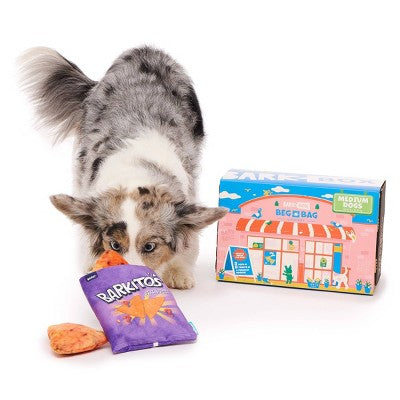 BARK Beg-n-Bag Medium Box Dog Plush Toy Set - 5pc