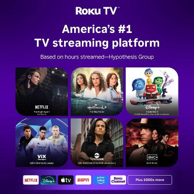 Hiro Roku TV 32" 720p HD Smart TV Flat Screen LED Television with Roku TV and Dolby Audio for Streaming (LOCAL PICKUP ONLY)