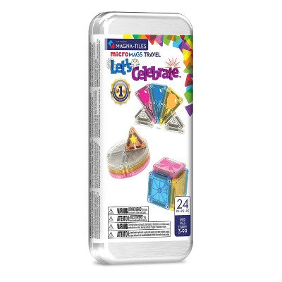 MAGNA-TILES MicroMAGS Travel Set - Let's Celebrate Birthdays