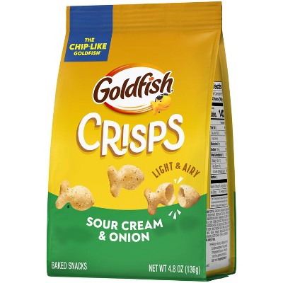 Goldfish Sour Cream & Onion Crisps - 4.8oz