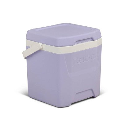 Igloo 18 Cans/12qt Hard-Sided Coolers - Lilac Breeze: Odor & Stain-Resistant Polyethylene
