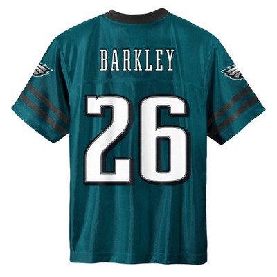 NFL Philadelphia Eagles Saquon Barkley Boys' Short Sleeve Jersey - L