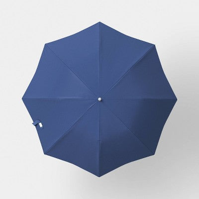 4' Round Outdoor Patio Clamp Beach Umbrella Navy - Room Essentials (LOCAL PICKUP ONLY)