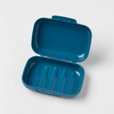 Bar Soap Travel Case - Blue - up&up: Polypropylene, 1 Piece, Beauty Tool Set