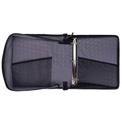 Case-it 2" Laptop Zipper Binder Black