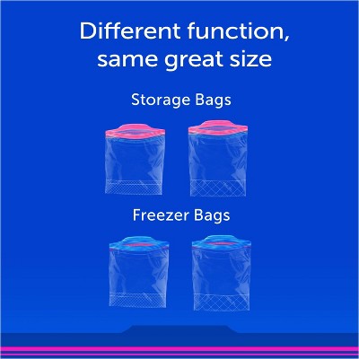 Ziploc Freezer Gallon Bags with Grip 'n Seal Technology - 66ct