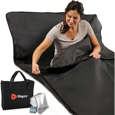 Lifepro RejuvaWrap Infrared Sauna Blanket Portable Far Infrared Sauna for Detox, Relaxation, Tension Relief & Muscle Recovery