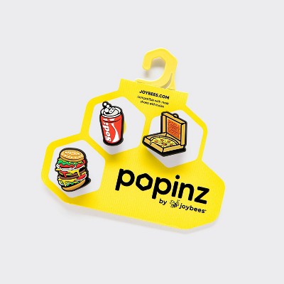 Joybees Popinz Food Shoe Charms - 3pk