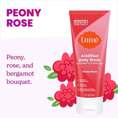 Lume Body Wash Tube - Floral/Rose Scent - 7oz