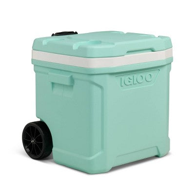 Igloo Latitude 94 Cans/60qt Rolling Cooler - Seafoam