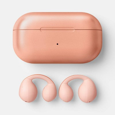 Open-Ear Jewelry Earbuds - heyday Peach: True Wireless USB-C, Sweat-Resistant