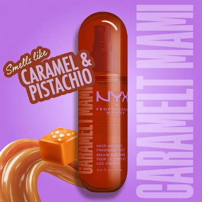 NYX Professional Makeup Hair & Body Fragrance Mist Spray - Caramelt Mami - 2.7 fl oz
