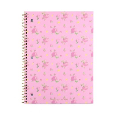LoveShackFancy x Target - Yoobi Ikat Rose Wide Ruled 1 Subject Notebook 8"x 10.5" Ibiza Sunset