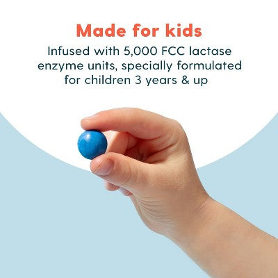 Happy Cow Kids' Fast Acting Lactase Dietary Supplement Sugar Shell - Chocolate - 35ct