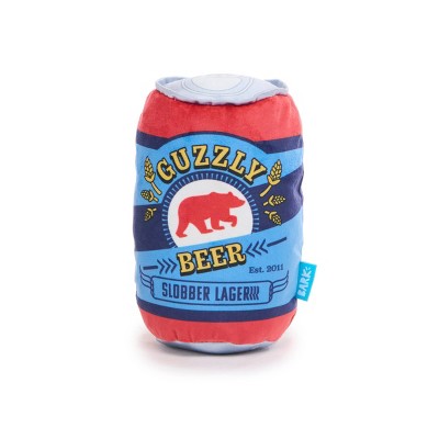 BARK Summer Big Shake Lake Guzzly Beer Dog Plush Toy