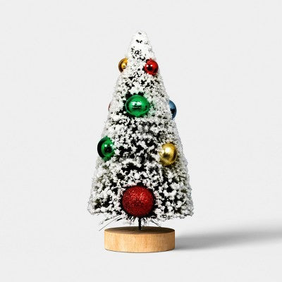 Small Ornament Christmas Bottlebrush Tree - Threshold