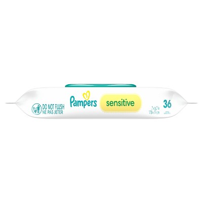 Pampers Sensitive Baby Wipes - 36ct