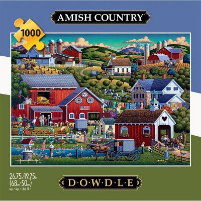 Buffalo Games Dowdle Amish Country Jigsaw Puzzle - 1000pc
