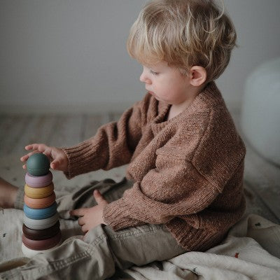 Mushie Stacking Rings Toy