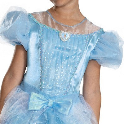 Disney Princess Kids' Cinderella Deluxe Costume Dress Light Blue 7-8 (LOCAL PICKUP ONLY)