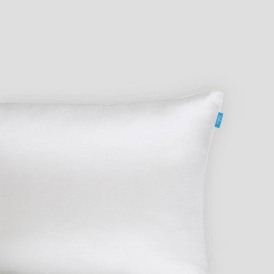 Calm Jumbo Medium Density Satin Bed Pillow White (LOCAL PICKUP ONLY)