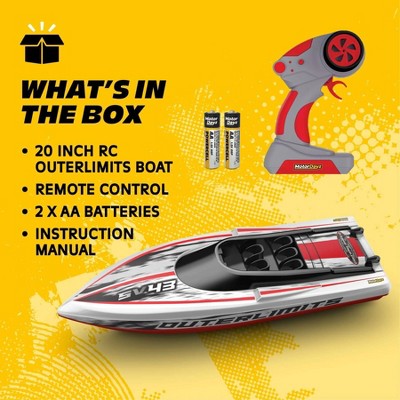 Motor Dayz RC 20" Dual Propeller Outerlimits Speed Boat (LOCAL PICKUP ONLY)