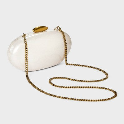 Organic Minaudiere Clutch - A New Day Pearl